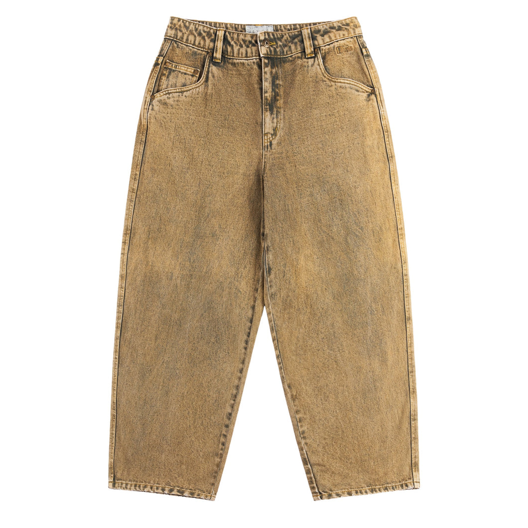 Dime “Classic Baggy“ Denim Pants // Overdyed Gold