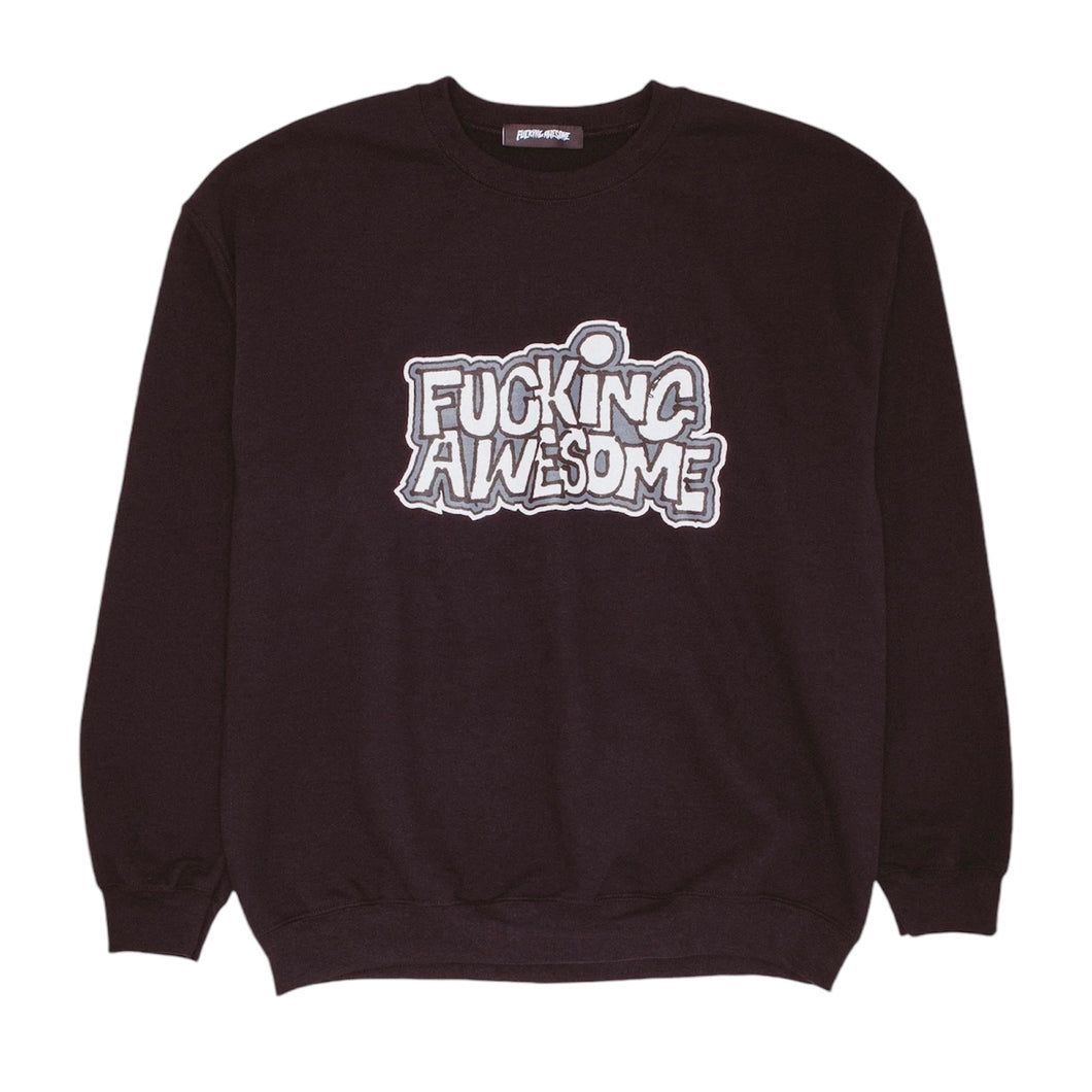 Fucking  Awesome “PBS“ Crewneck // Black