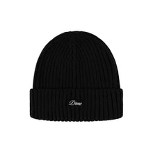 Load image into Gallery viewer, Dime &quot;Cursive&quot; Fold Beanie // Black
