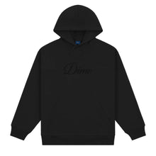 Load image into Gallery viewer, Dime &quot;Cursive Small Logo&quot; Hoodie // Black
