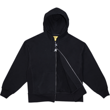 Load image into Gallery viewer, Carpet &quot;Big C-Star&quot; Hoodie Zip // Black
